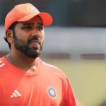 Team India Captain Rohit Sharma in Orange Jersey