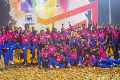Tiruppur Tamizhans with their maiden TNPL Title